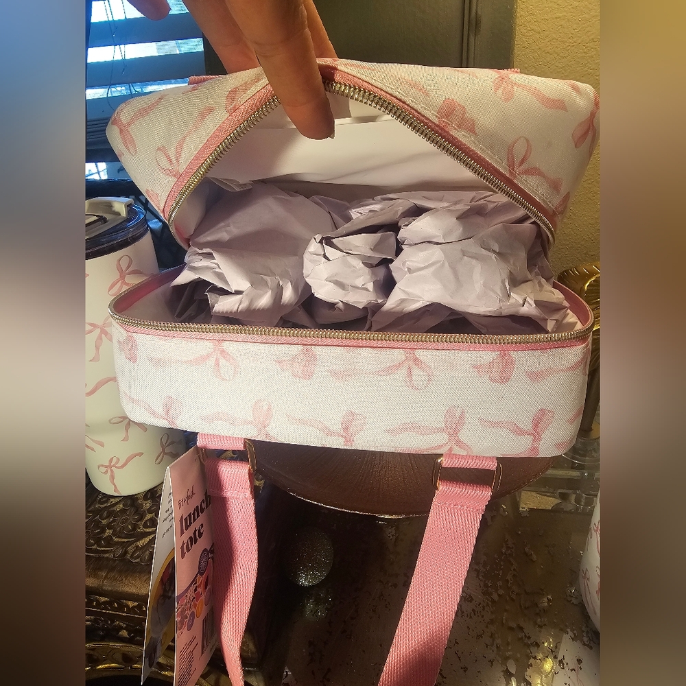 Hydrapeak Flask Pink Bow Lunch Tote Set🩷🎀🩷🎀🩷 - Picture 10 of 11